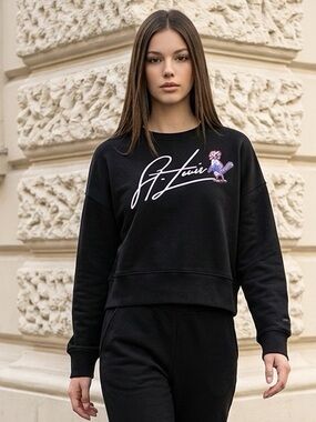 NWT Pro Standard Women’s Black Long Sleeve Crop Top St Louis Cardinals - Size L